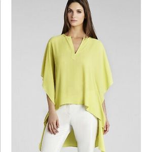 Bcbgmaxazria chartreuse highlow top.